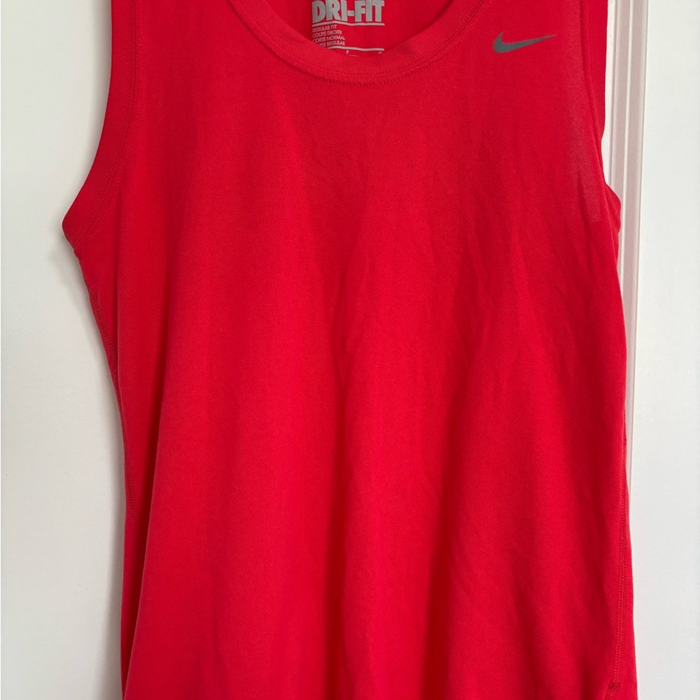 Nike Women's Bright Red Dri-FIT Athletic Tank